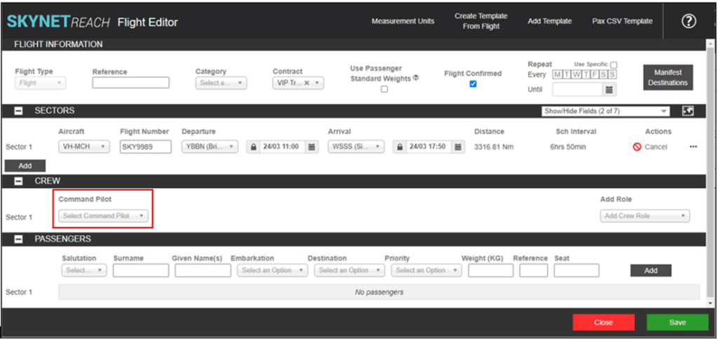 Foreflight Scheduling