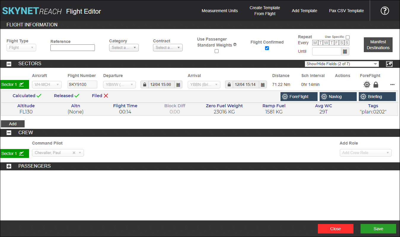 Operational Use Case 2 Unplanned Diversion Aviation